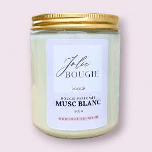 bougie parfumée artisanale musc 200 ml