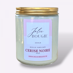 bougie parfumée cerise noire 200 ml