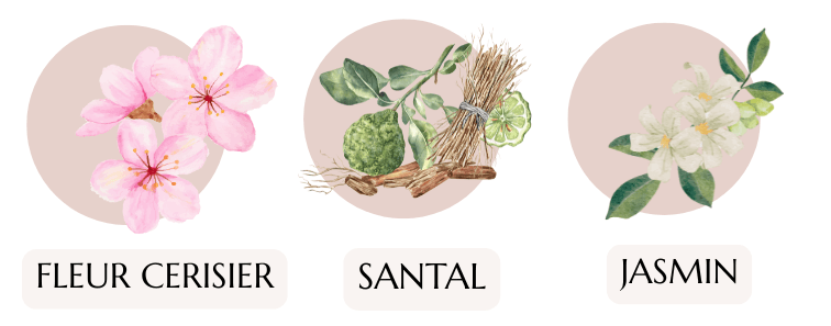 bougie parfumée fleur de cerisier 200 ml