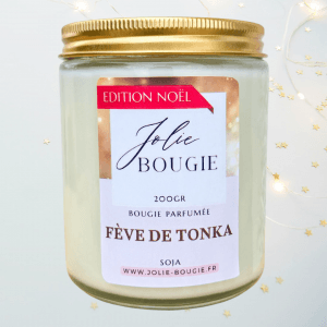bougie artisanale parfumée tonka 200 ml
