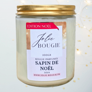 bougie parfumée artisanale sapin de noël 200 ml