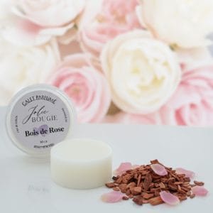 fondant parfumé artisanal bois de rose 18 gr