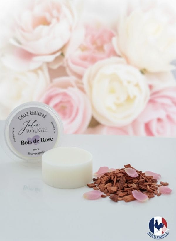 fondant parfumé artisanal bois de rose 18 gr