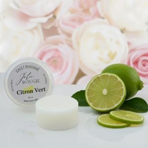 fondant artisanal parfumé citron vert 30 gr