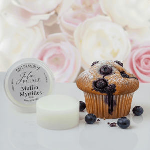 fondant parfumé artisanal muffin aux myrtilles 18 gr