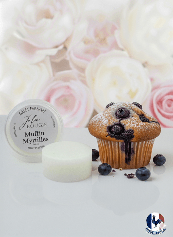 fondant parfumé artisanal muffin aux myrtilles 18 gr