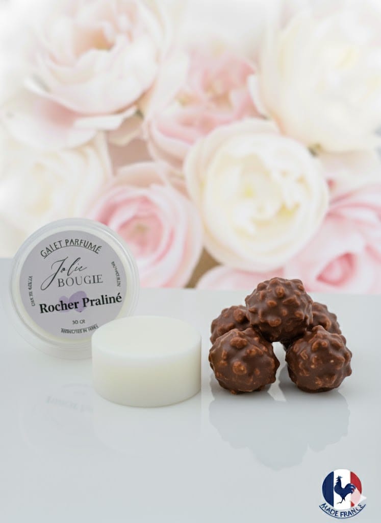 fondant parfumé artisanal rocher praliné – 30 g