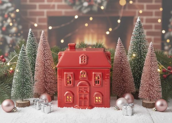 brûle parfum maison de noËl