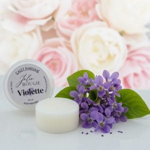 fondant parfumé artisanal violette des bois 18 gr