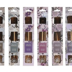 porte encens en bois floral