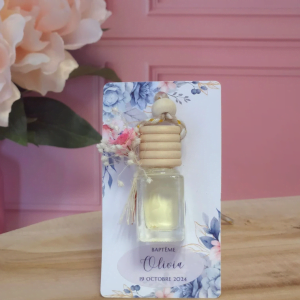 diffuseur de voiture personnalisé pour événements motif pivoine (copie)