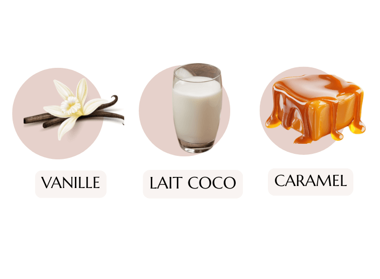 bougie artisanale macaron vanille 200ml