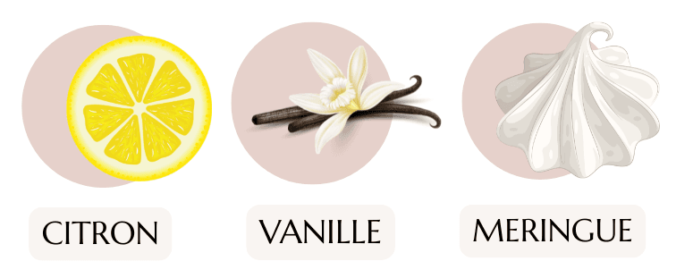 bougie parfumée citron meringué