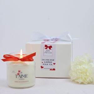 bougie avec message je nous aimes+ boîte cadeau surprise 200 ml saint valentin (copie)