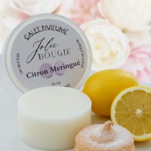 fondant artisanal parfumé citron meringué 18 gr