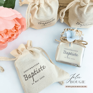 bougie personnalisée cadeau invité mariage baptême anniversaire liège 120ml (copie)