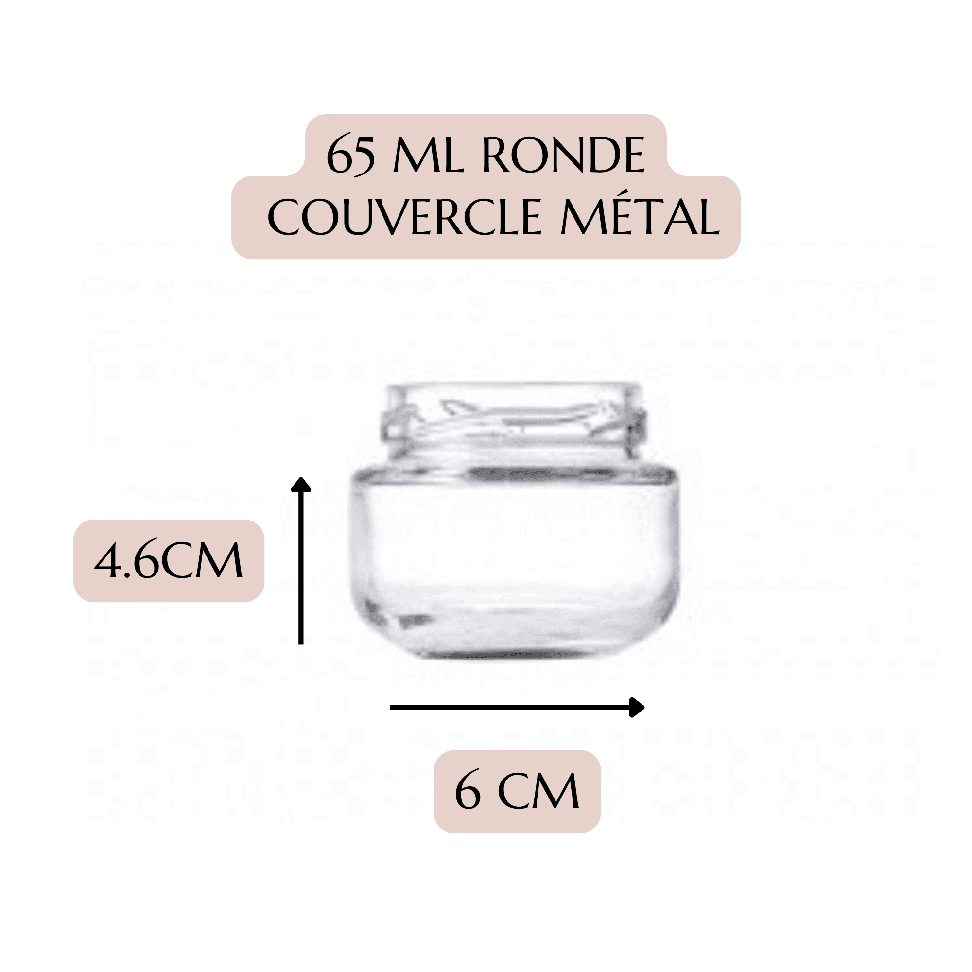 bougie fête des mères personnalisée 65ml + pochon surprise en coton bleue