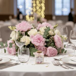 bougie personnalisée mariage en liège carré 50ml cadeau invités
