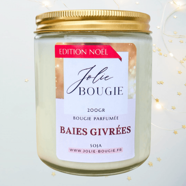 bougie parfum baies givrées 200ml