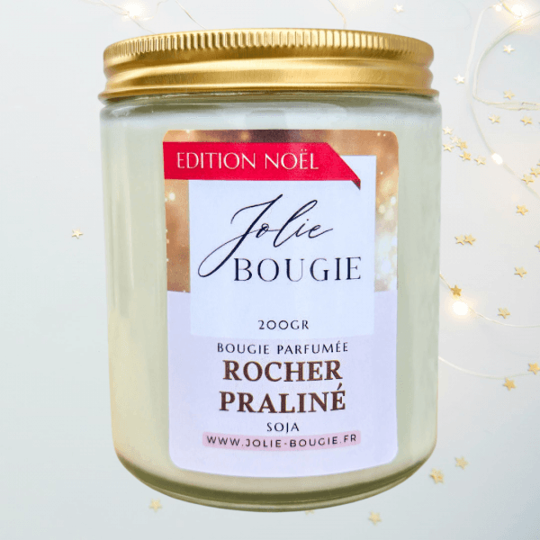 bougie artisanale bûche de noël 200ml (copie)