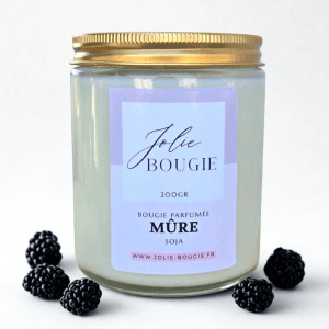 bougie parfumée mûre 200 ml