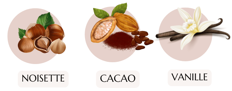 bougie parfum roché praliné 200ml