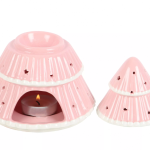 brûleur fondant parfumé "sapin rose"
