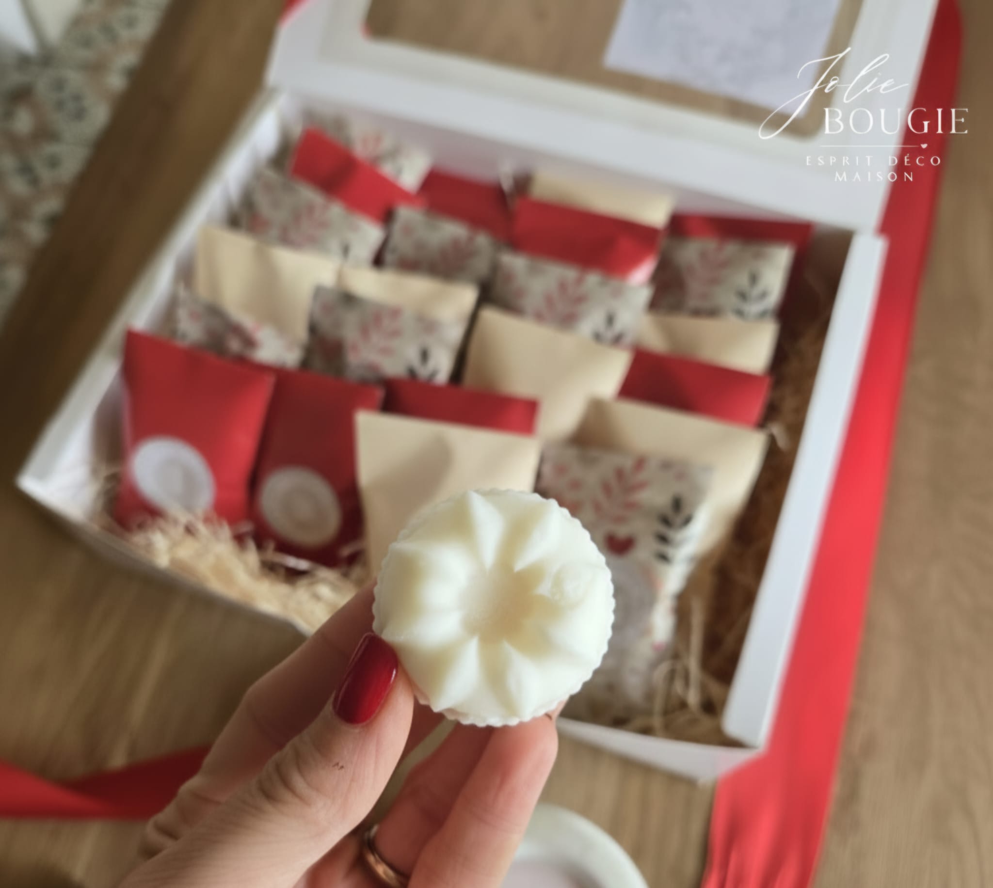 Calendrier de l'avent 24 fondants parfumés