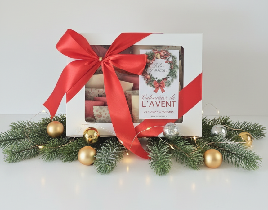 calendrier de l'avent 24 fondants parfumés