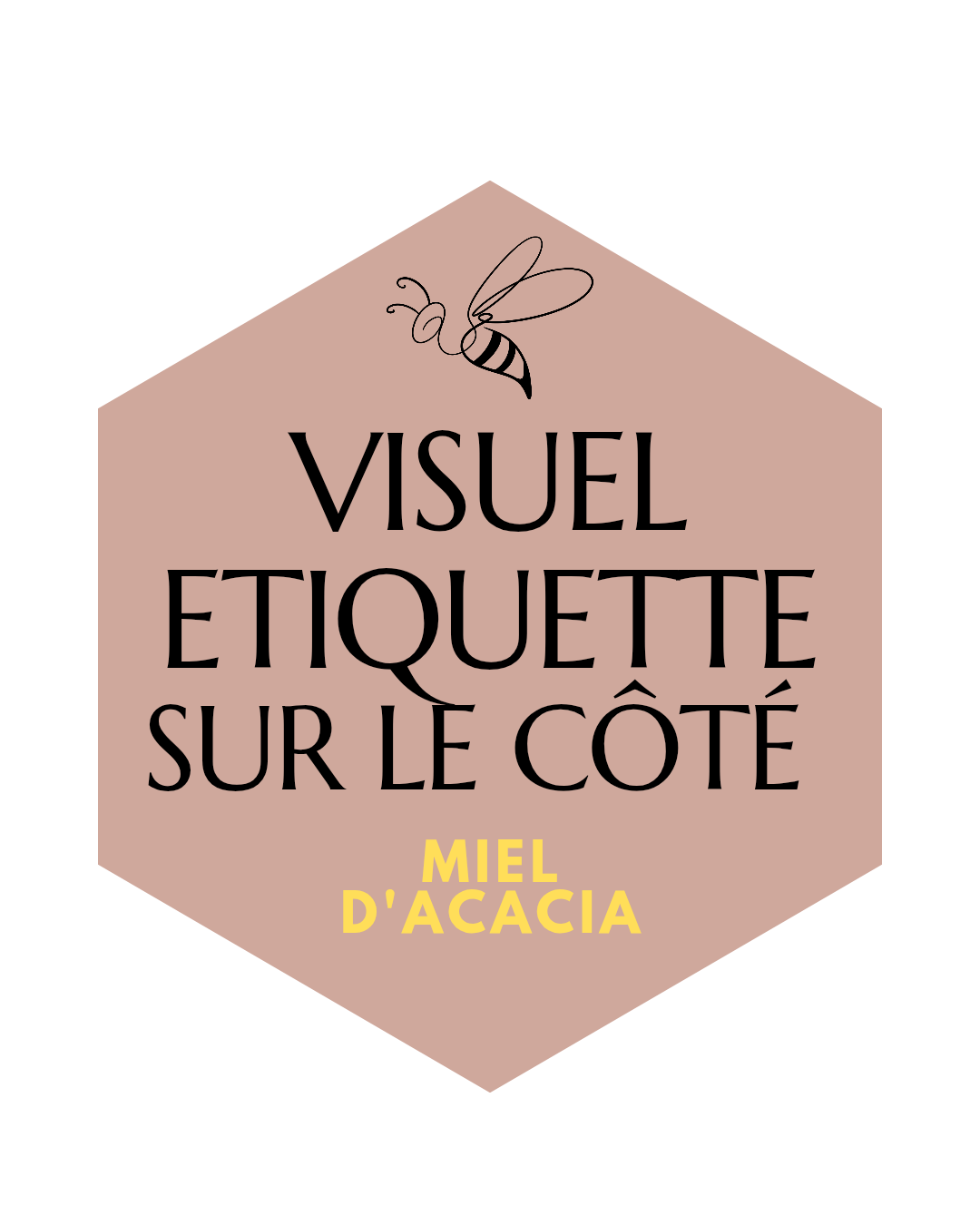 cadeau invité communion – petit pot de miel personnalisé